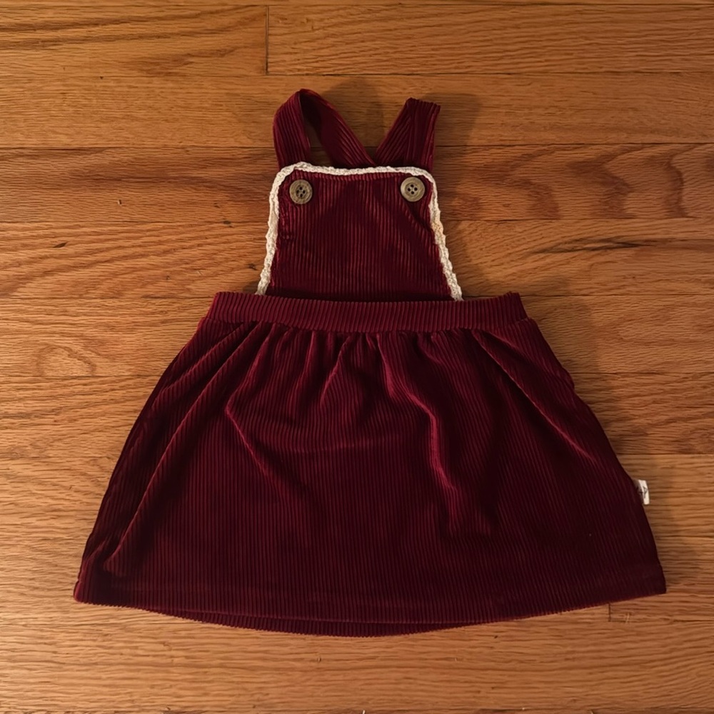 Velvet Deep Red Dress